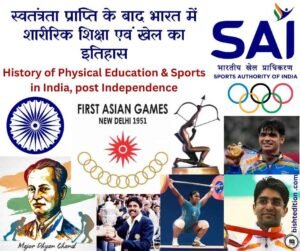 History of Physical Education & Sports in India, post Independence