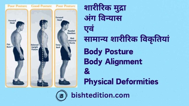 Body Posture, Body Alignment & Physical Deformities - Bishtedition.com