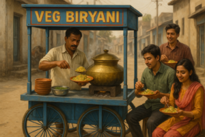 Veg Biryani cart