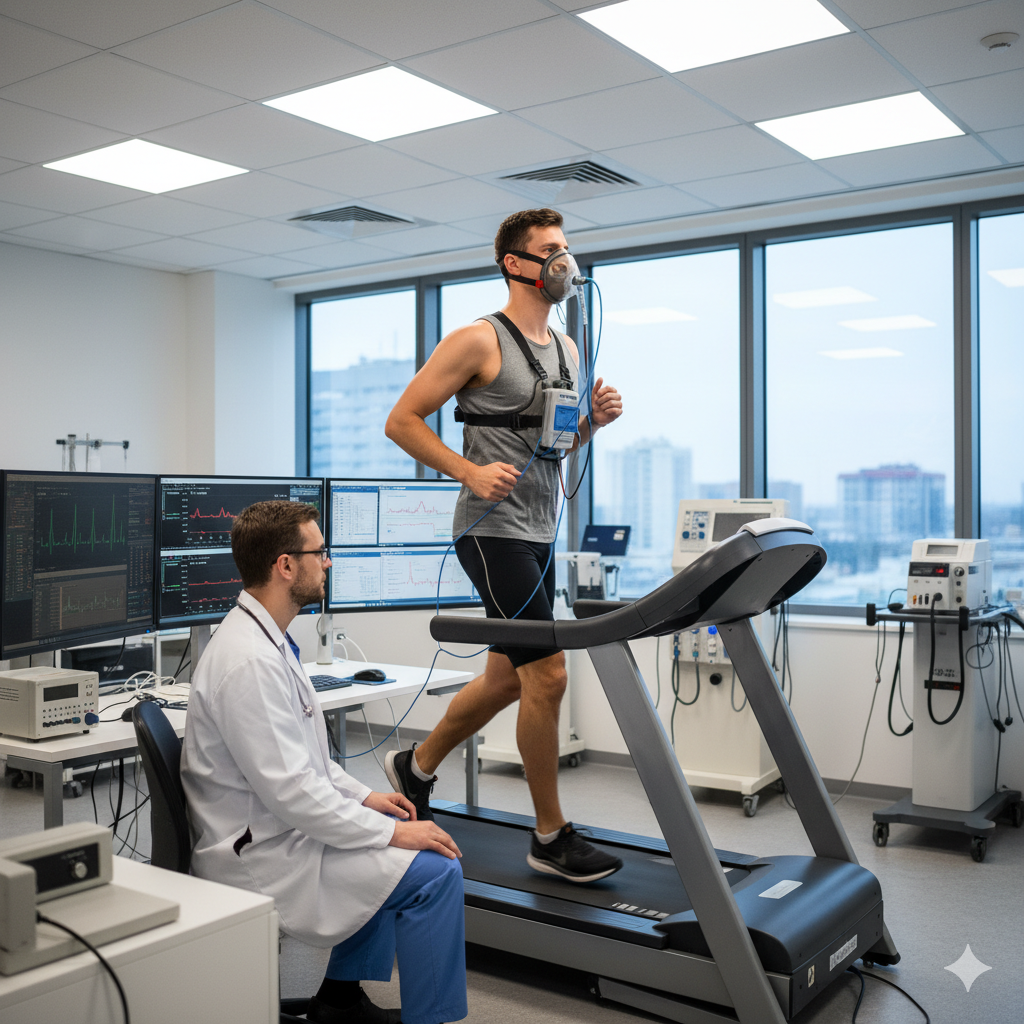 Measuring Different Parameters of Breathing of a Sports Person 