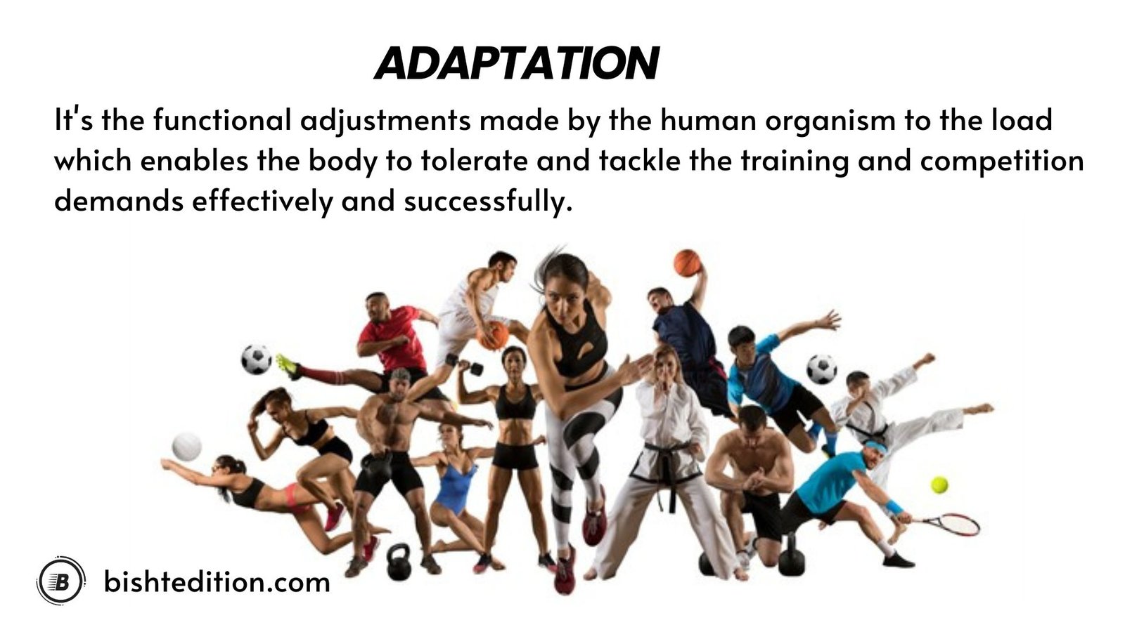 Sports Ttraining, Load And Periodization 11 Adaptation is functional adjustments made by the human organism to the load
