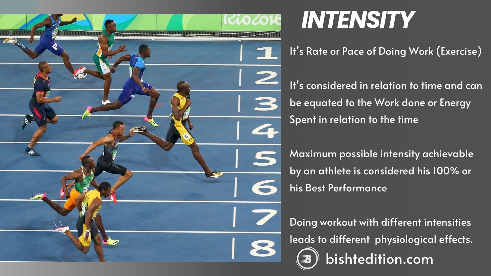Sports Ttraining, Load And Periodization 8 Intensity Rate or Pace of Doing Work (Exercise)